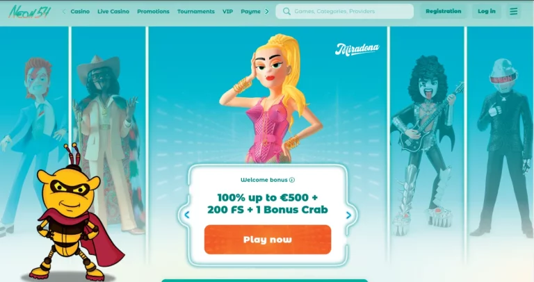 An Overview of the Casino Bonuses on Neon54