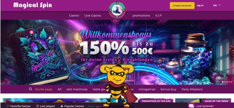 MagicalSpin Casino im Test