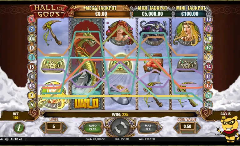 Hall of Gods Bonusrunde & Freispiele