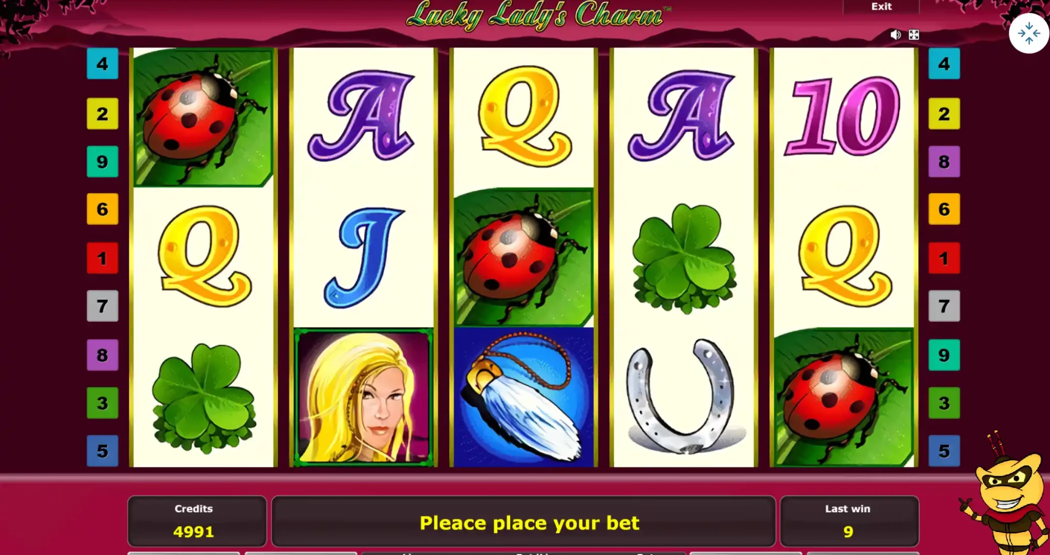 Spielen Sie Lucky Lady's Charm kostenlos