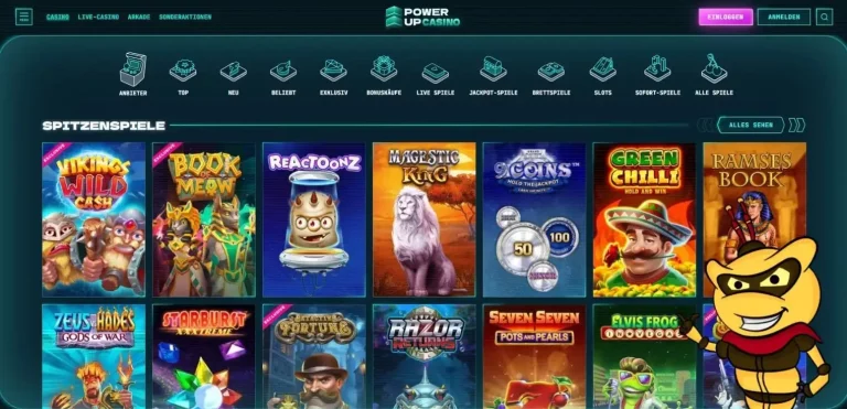 Entfache die Spannung mit den PowerUp Casino Spielautomaten