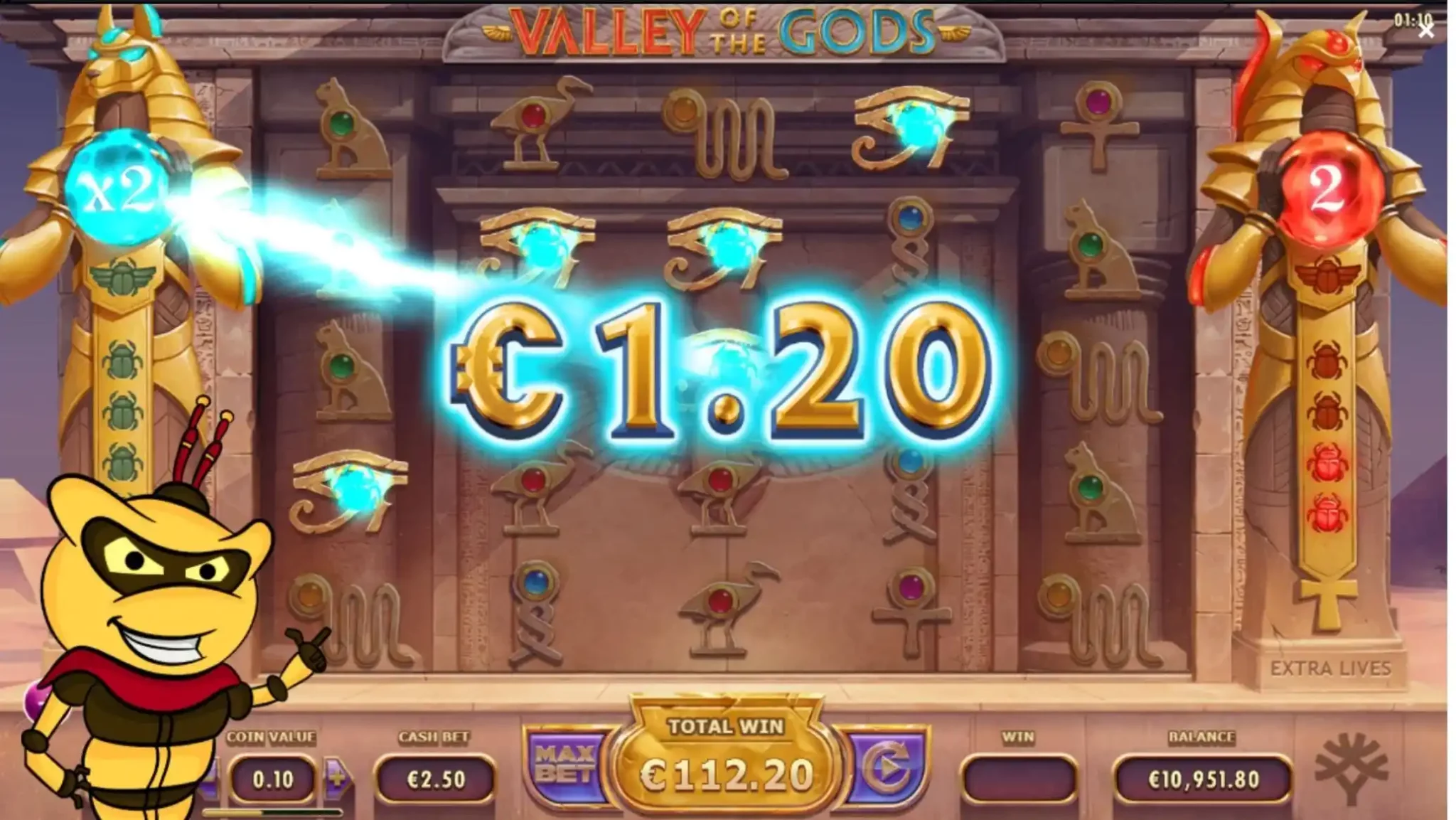 Spielen Sie Valley of the Gods Slot online kostenlos